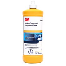 3M Rubbing Compound Revives the Luster and Shine on Car 쓰리엠 루빙 컴파운드 리바이브 카클리너 946ml, 1팩