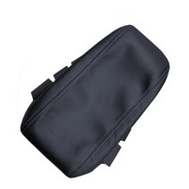 호환 커버 자동차 센터 팔걸이 스티칭 PU 가죽 표면 셸 2011- 닷지 듀랑고, 01 black stitch