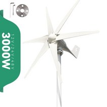 소형 대형 풍력발전기 발전기 키트 자가 풍력 터빈 프리 에너지 3kw 3000w 48v 24v 12v 6 블레이드 MPPT충전 컨트롤러 포함 윈드밀 RV 요트 농장 가정용, 12V+With Mppt Controller+6 Bla