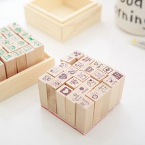 다꾸 미니 스탬프 예쁜 캐릭터 우드 STAMP 25종 러브 청첩장스탬프-72394EA, GM_ 본상품선택, GM_ 본상품선택