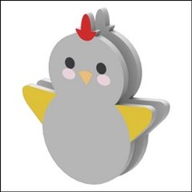 도매플레이스 1인용 장난감 오뚝이 무게중심 W756D63 꼬꼬 실험학습 과학교구 액체괴물 슬라임(완제품)