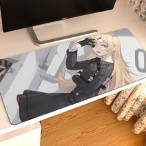 승리의 여신 Nikke 게임 승리의 여신 니케 캐릭터 굿즈 마우스패드 장패드II, 700x300mm, 3mm, AL, 1개