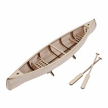배 목재 입체퍼즐 - 영공방 인디언 카누, 단품, 단품