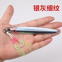 3D 60g 80g 100g 프린트 나이프 지그 지그 루어 어시스트 후크 포함 슬로우 지그 농어 고등어 튜나 보트 낚시 게임 바다, [04] 산호 레드