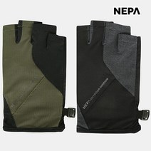 [네파] _NC송파점 남성 메쉬원단을 사용하여 통기성이 좋으며논슬립 실리콘 프린트를 적용하여 내구성 및 그립감 강화한 HIFLOW 하이플로우 쿨메쉬 반장갑 7J38106 SP, 카키(K01)