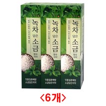 (디앤티) 녹차치약 소금치약 잇몸치약 솔잎치약 개운한치약 3개입x2개