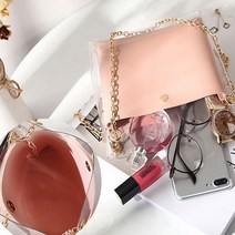 초특가 제이스 PVC 러블리 미니 크로스백 여름 유니크 투명백