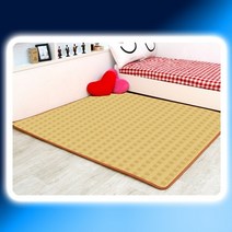 냉기차단 보온침실 발매트 200x250, 다이아 브라운