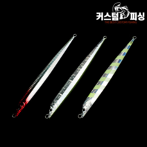 버티컬메탈지그 크롬메탈 메탈지그 갈치메탈 빅게임, 200g, 레드헤드