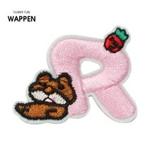 와펜 패치 자수 빈티지 이니셜 열접착 스티커 G타입 A-18