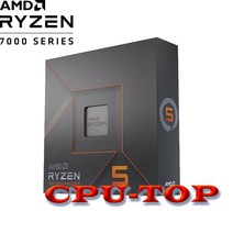 AMD Ryzen 5 7600X R5 박스 100-000000593 4.7GHz 6 코어 12 스레드 CPU 프로세서 5nm Zen4 105W 소켓 AM5, 한개옵션0