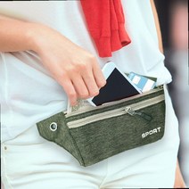 유럽여행도난방지 힙색 지갑 슬링백 복대 허리에 매는