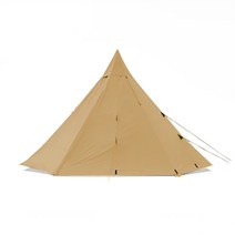 겨울 동계 더블레이어 대형 TP 인디언텐트 3-6인용 피라미드 화목난로형 티피텐트 굴뚝 솔캠, 더블레이어 TP텐트(외부)＋이너텐트(내부), 옐로우브라운
