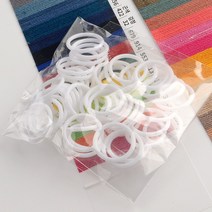 뜨개 모티브링 50개 코바늘뜨기 테팅레이스 뜨개질, 모티브링 1봉지(50개), 단품, 상품명:모티브링 1봉지(50개)