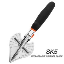 컷터기 절단기 angle 전단 45-120 degree miter cutter hand 가위 다기능 pvc pe 플라스틱 파이프 가위 집안일 배관, 검은색