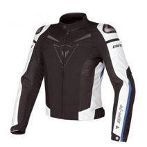 오토바이 티탄 메쉬 라이더 봄여름 자켓 낙상 방지 (내장보호구+방풍내피), 검/흰청