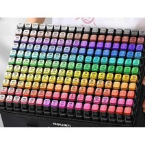 형광펜 세트 대용량 낙서 펜 문구 마커, 168색