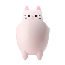 모두스마일 깔끔캣 쓰레기통 인테리어 미니 소형 휴지통, 깔끔캣 휴지통 소형, 깔끔캣 휴지통 소형 - 핑크