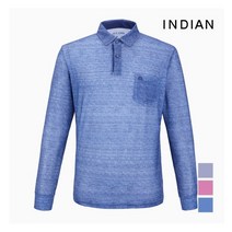 인디안 INDIAN 조직감패턴 명암 티셔츠_MITALXS1401