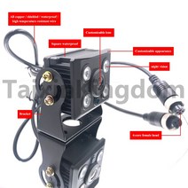 게이밍 모니터 와이드 커브드 커브 배그 롤 1.8mm 광각 모니터링 프로브 12/24V 전압 1 인치 방수 야간 투, 02 CMOS 420TVL NTSC