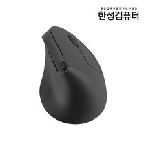 (LEF) 한성컴퓨터 무선 버티컬마우스 VM100 V2 OfficeMaster - 아이템파일, 블랙