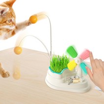 ANKRIC 고양이 멀티고정 낚시대 냥냥펀치 토이볼, 채색