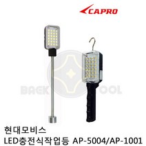 CAPRO 카프로 현대모비스 충전식 LED 작업등 AP-1001 (C형) 충전기없음 손전등 후레쉬, 1개