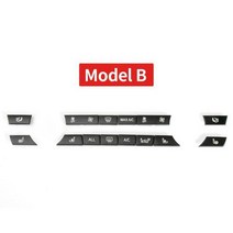 Bmw용 자동차 히터 실내 온도 조절 팬 볼륨 에어컨 버튼 캡 커버 교체용 비엠더블유 F10 F11 F02 F07 5 7 시리즈에 적합, Model B