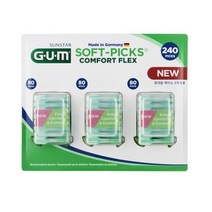 SUNSTAR G.U.M 일회용 치간칫솔 컴포트 플렉스 80개 x 3팩, 3팩 (총 240pcs)