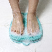 풋브러쉬 발브러쉬 발각질제거 실리콘발브러쉬 발지압 발각질관리 발관리 각질 뒤꿈치 발씻는매트 발매트 임산부, 발브러쉬 민트