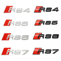 RS4 RS5 RS6 RS7 엠블럼 트렁크 엠블럼 크롬 검정 래터링 아우디용품, 6. RS6 검정