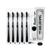 닥터홍마우스브러쉬 실리콘칫솔 5개 세트(치약 1개 랜덤증정), 색상:마우스브러쉬 실리콘칫솔 화이트 5개세트