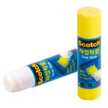 3M 스카치 재접착풀 14g 고체풀 포스트잇풀, 20개입