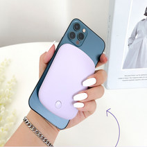 맥세이프보조배터리 삼성보조배터리 무선 애플 10000mAh 흡착식, 퍼플