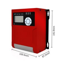 12V/24V/48V 태양집열판집열판집열판 컨트롤러 MPPT 시스템 10A 20A 30A 40A 50A 충전 WiFi 및 LCD 포함, 한개옵션0