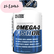 홈쇼핑 이볼루션뉴트리션 오메가3 피쉬오일 120캡, 1개