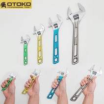 OTOKO 오토코 일반 롱 경량 몽키 스패너 6 8 10 12인치 고급형 멍키, 8인치 경량몽키