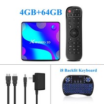 스마트 TV 박스 안드로이드 11 X88 프로 10 RK3318 미디어 플레이어 4 기가 바이트 RAM 128 ROM 2.4G 및 5., 07 4G 128G Keyboard_02 Eu 플러그