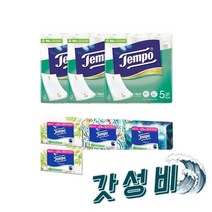 [템포] 2.독일 5겹 롤티슈 27롤 + 각티슈 6개