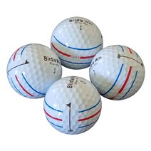 3 라인 로고인쇄 ( 3피스 / 4피스) 선입견 타파 리피니쉬볼 3 V1 (블루+레드) (10개입), 3라인 V1  (블루+레드)