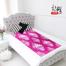 한일 해외에서도 사용가능한 110-220V 프리볼트겸용 커버분리형 퍼플 전기요 (3중안전 과열방지), 140x185cm 더블