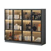 그릇장 그릇 장식장 주방 수납장 서랍장 유리, D