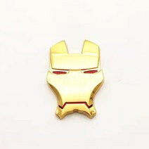 핫토이아이언맨 마크85 스파이더맨 마블 아이언맨 자동차 스티커 아우디 메르세데스 벤츠 BMW E46 E90 E60 F10 F30 아연 합금 액세서리 장식 패션, [05] 4621-MIT-E