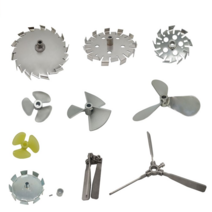 공압 믹서 스테인리스 스틸 블레이드 임펠러 impeller, 스테인레스 스틸 상부 및 하부 기어 임펠러 구