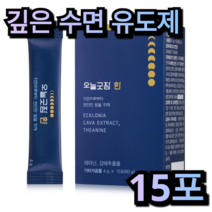 팜엔탑 오늘 굿잠 환 15포 수면 유도제 숙면 꿀잠 불면증 해소 도움 편안한 깊은 잠 피로 회복 스트레스 감소 개운한 부모님 어르신 직장인 중년 남성 여성 갱년기 주부 학생, 5개 / 75포