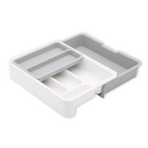 캠핑커트러리 정리용 칸막이 서랍수저통 설겆이 주방선반 자취방 공간화용 신혼집, 1개, 그레이