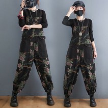 투머치 점프수트 배기팬츠 청 데님 멜빵 바지 빈티지