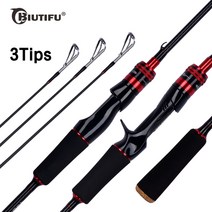 biutifu 루어 캐스팅 스피닝 1.681.82.1m 30t 탄소 2 낚싯대 209, 캐스트 1.68m 1tip