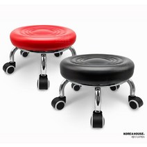 의자 이동 목욕탕 쿠션왕 좌식 작은 원형 동글뱅이 작업 노인 미니 바퀴 사우나 플라스틱, 단품