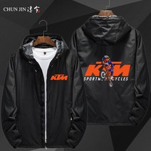 KTM MOTOGP 바이크 캐주얼 바람막이 자켓 라이더자켓, 재킷 - 블랙 - (9)